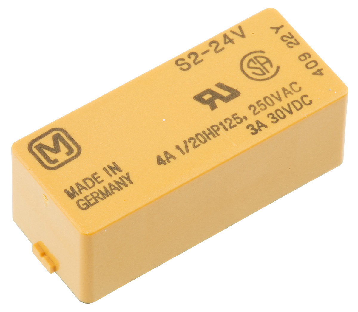 Panasonic PCB Mount Power Relay, 24V dc Coil, 4A Switching Current, DPDT