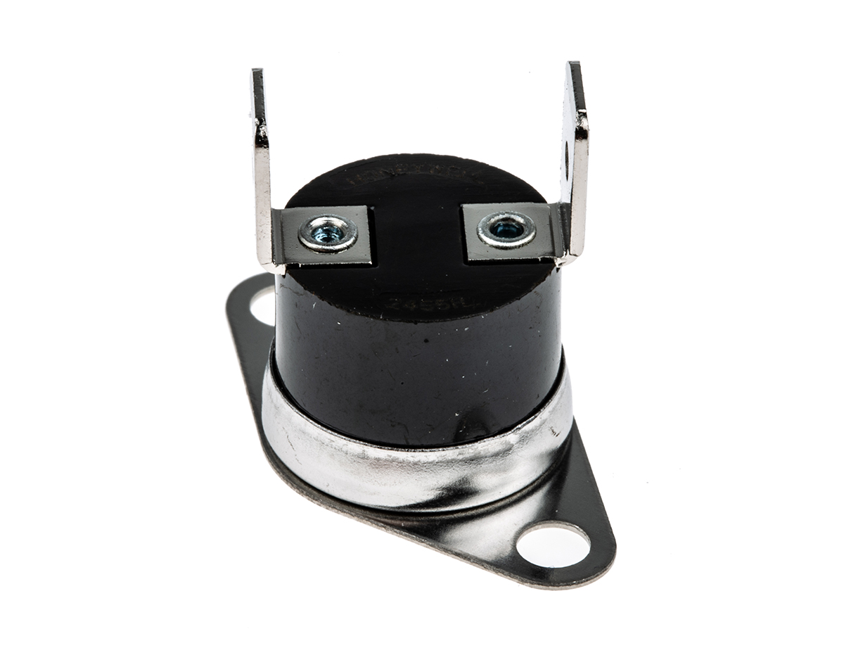 Honeywell Bi-Metallic Thermostat, Opens at +110°C, Closes at 95°C, +150°C Max, NC, Automatic Reset, Bracket Mount