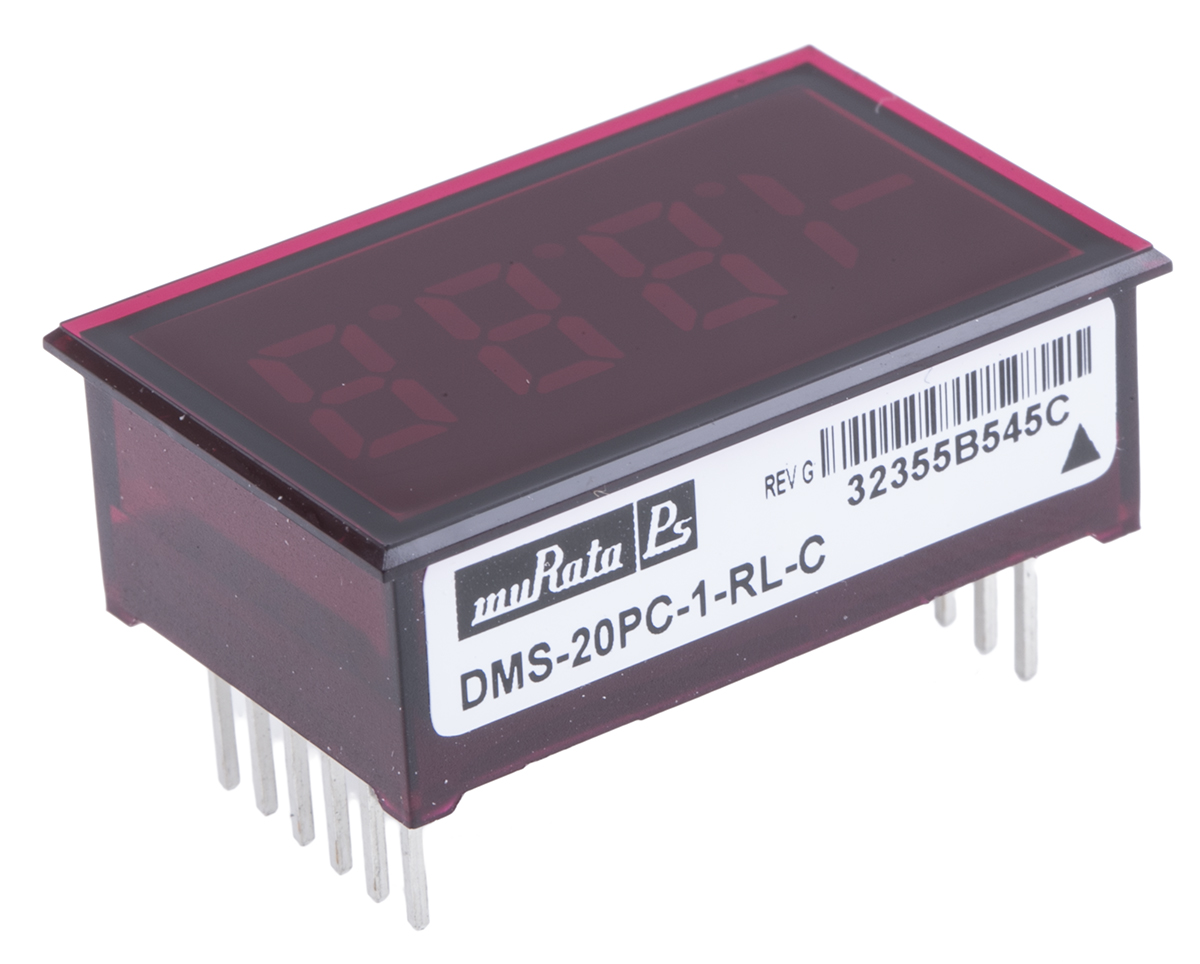 Murata Power Solutions Digital Voltmeter, LED Display 3.5-Digits