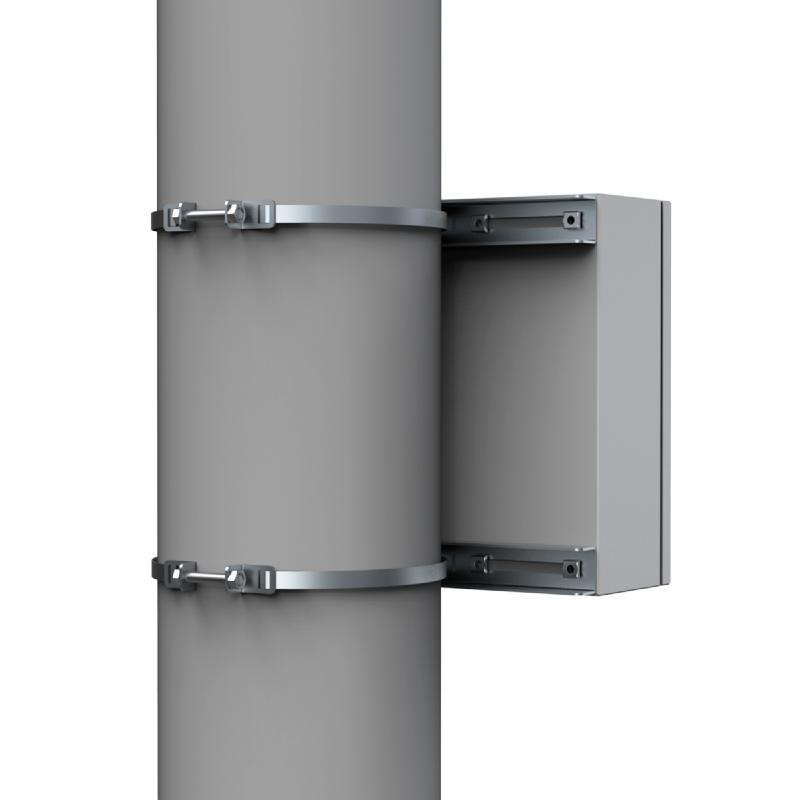 nVent HOFFMAN EPF Series Galvanised Steel Pole Mounting Kit for Use with Enclosures, 35 x 596 x 25mm