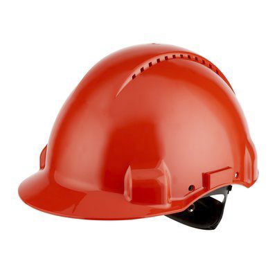 3M Peltor Uvicator G3000 Red Hard Hats, Ventilated