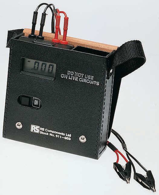 Rhopoint A210-091 Handheld Ohmmeter, 200 Ω Max, 100μΩ Resolution, 4 Wire - RS Calibrated