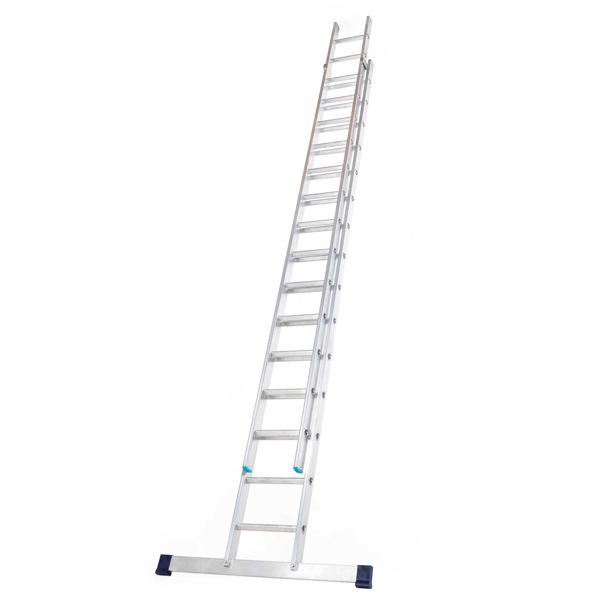 RS PRO 15 Step Aluminium Extension Ladder, 7000mm Open Length