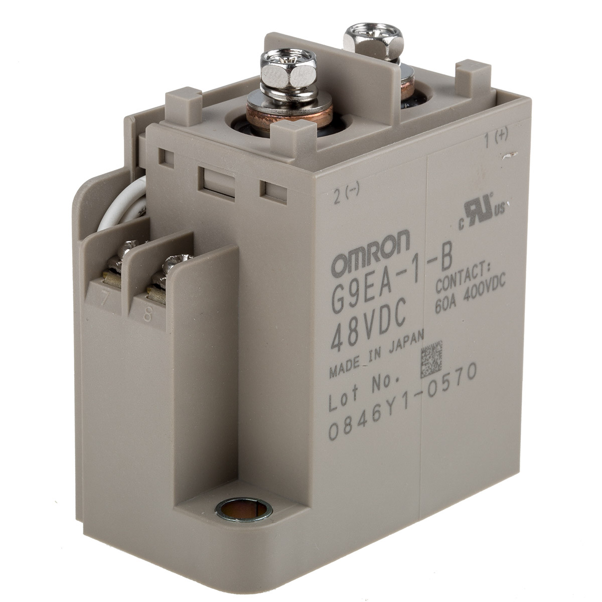 Omron Surface Mount Power Relay, 48V dc Coil, 100A Switching Current, SPST