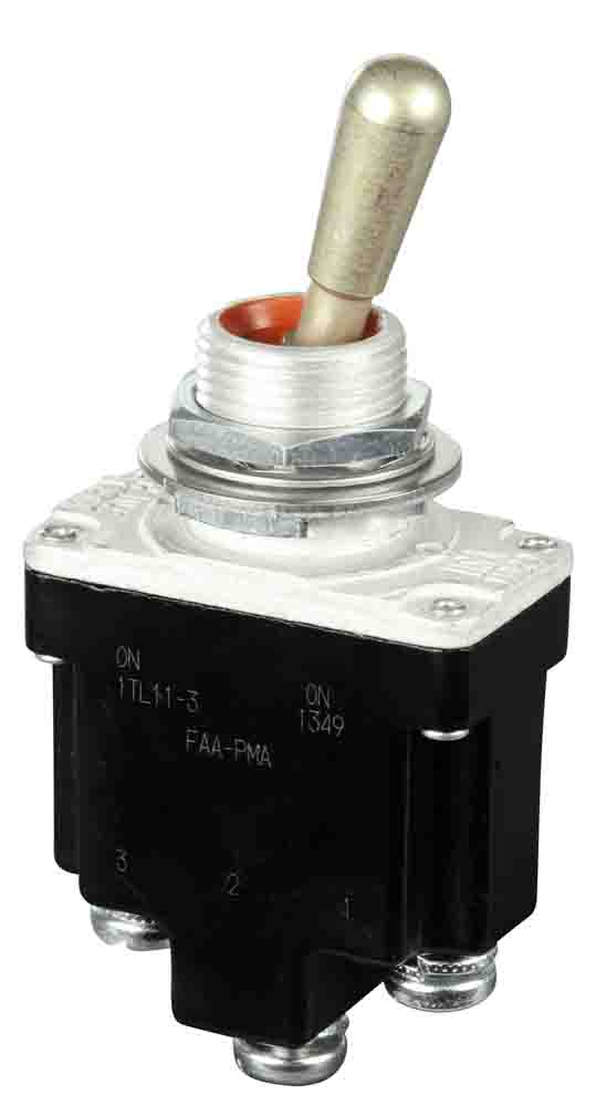 Honeywell Toggle Switch, On-On, SPDT, Screw Terminal, 28 V