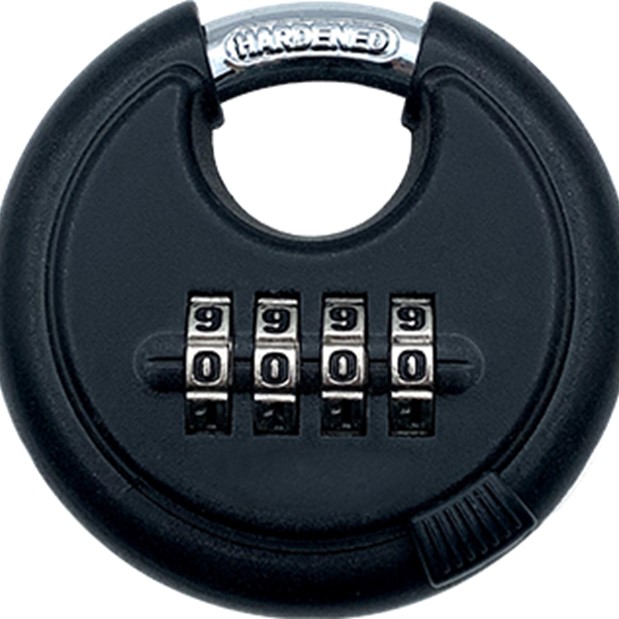 RS PRO Combination Zinc Alloy Combination Padlock, Keyed Alike, 14.2mm Shackle, 24.25mm Body