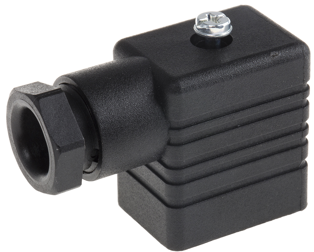 Hirschmann GMN 2P+E DIN 43650 B, Female Solenoid Valve Connector, 250 V ac/dc Voltage