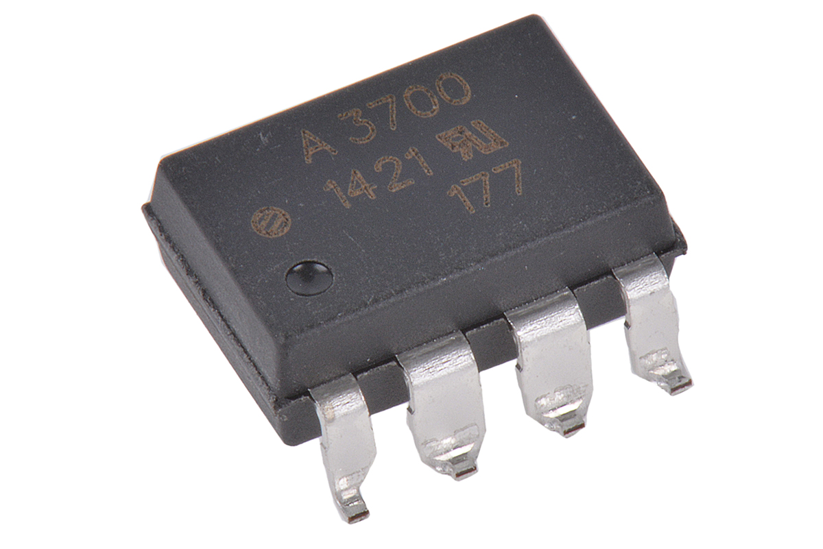 Broadcom, HCPL-3700-300E AC/DC Input, Input CMOS Output Optocoupler, Surface Mount, 8-Pin DIP