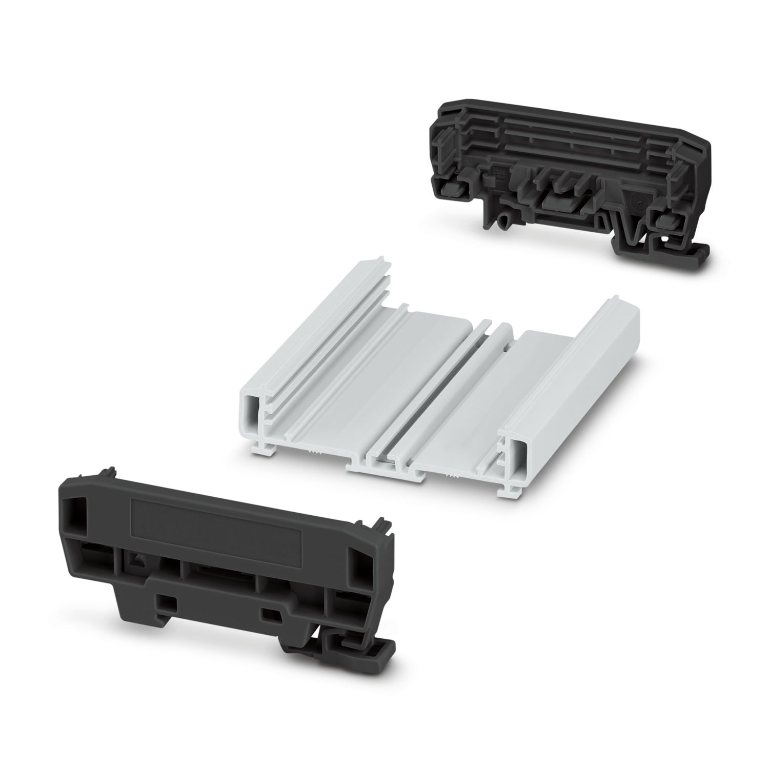 Phoenix Contact Profile Housing Enclosure Type UM-PRO Series , 103.8 x 92.3 x 39.45mm, Polyamide DIN Rail Enclosure