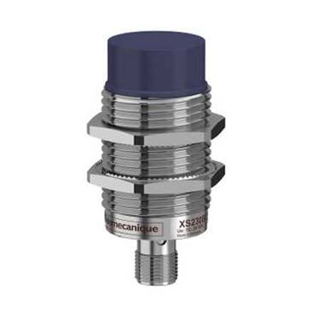 Telemecanique Sensors Inductive Threaded Barrel Proximity Sensor, M30, 15 mm Detection, NPN NO, 12 → 24 V dc