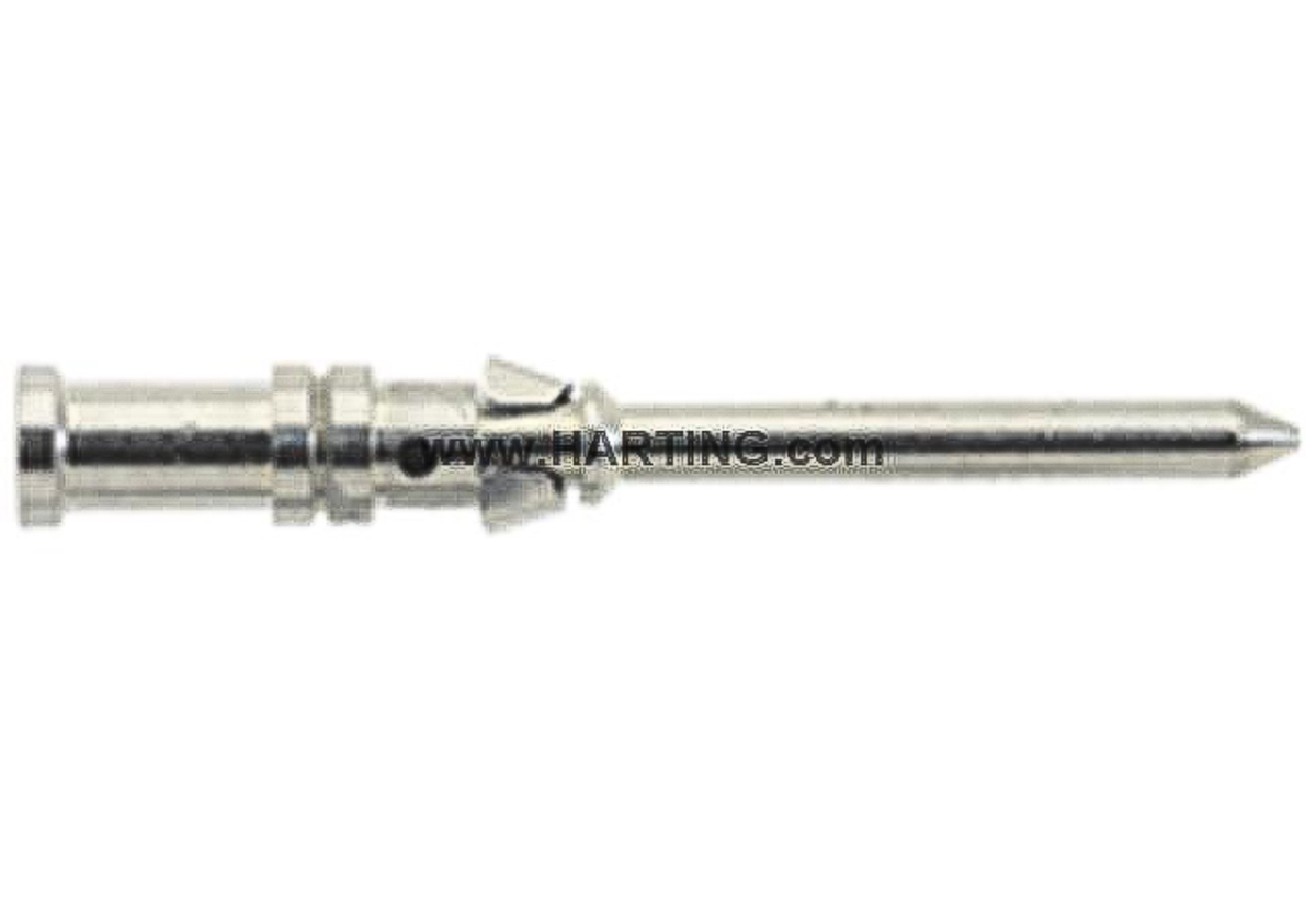 HARTING Han D Male 10A Crimp Contact Minimum Wire Size 0.14mm² Maximum Wire Size 0.37mm² for use with Heavy Duty Power