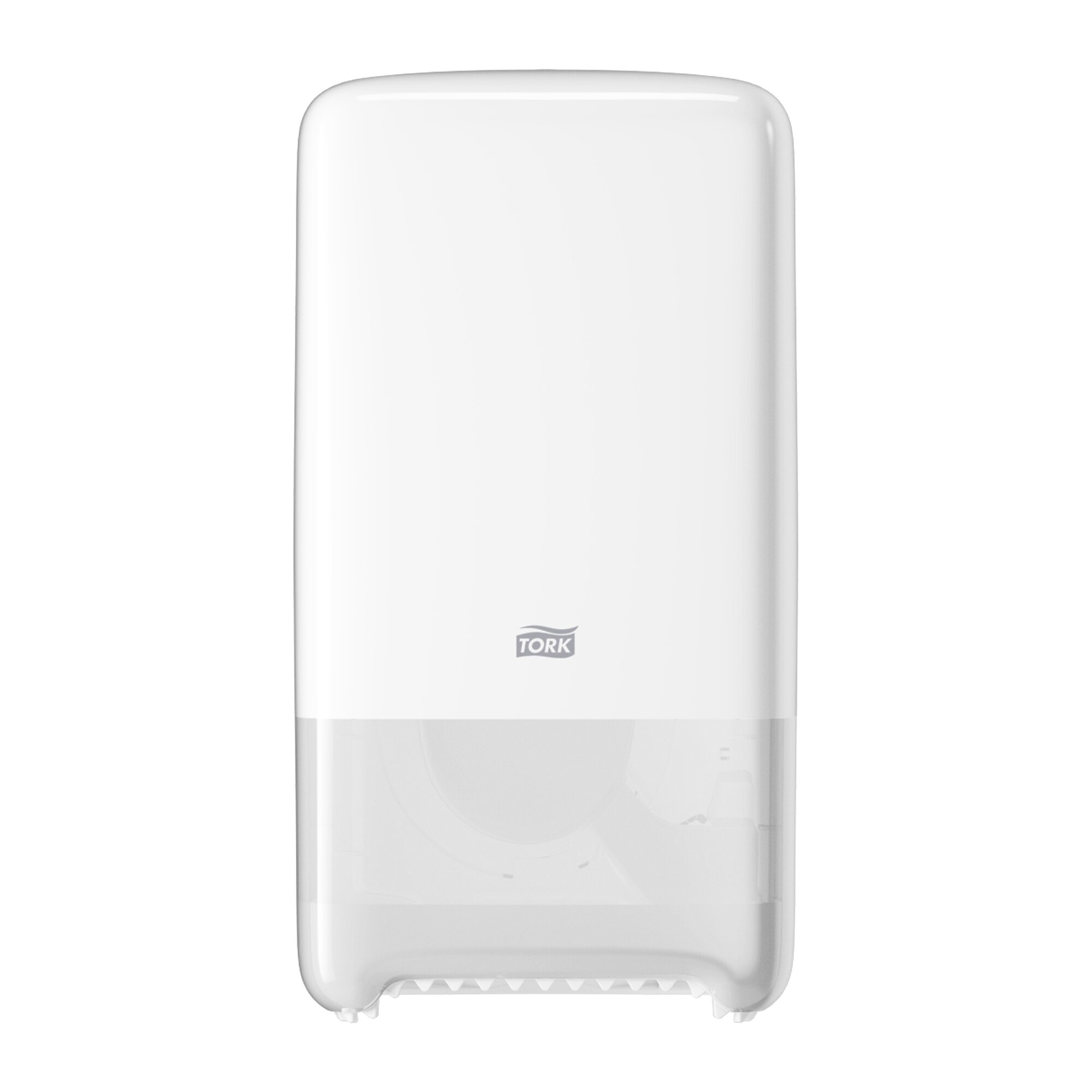 Tork White Plastic Toilet Roll Dispenser, 140mm x 344mm x 184mm