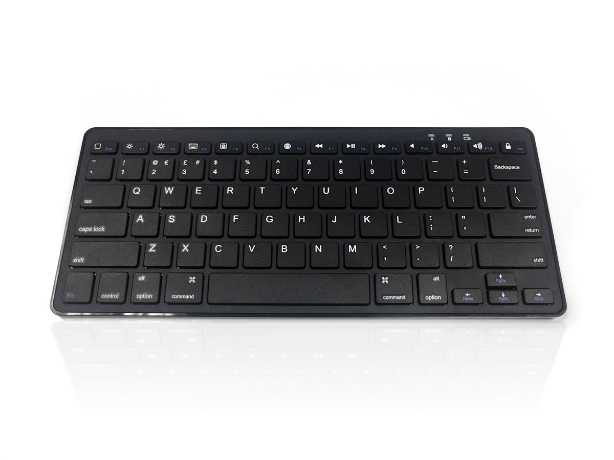Ceratech KYB400-M200-BTAU Wireless Bluetooth Keyboard, QWERTY (UK), Black