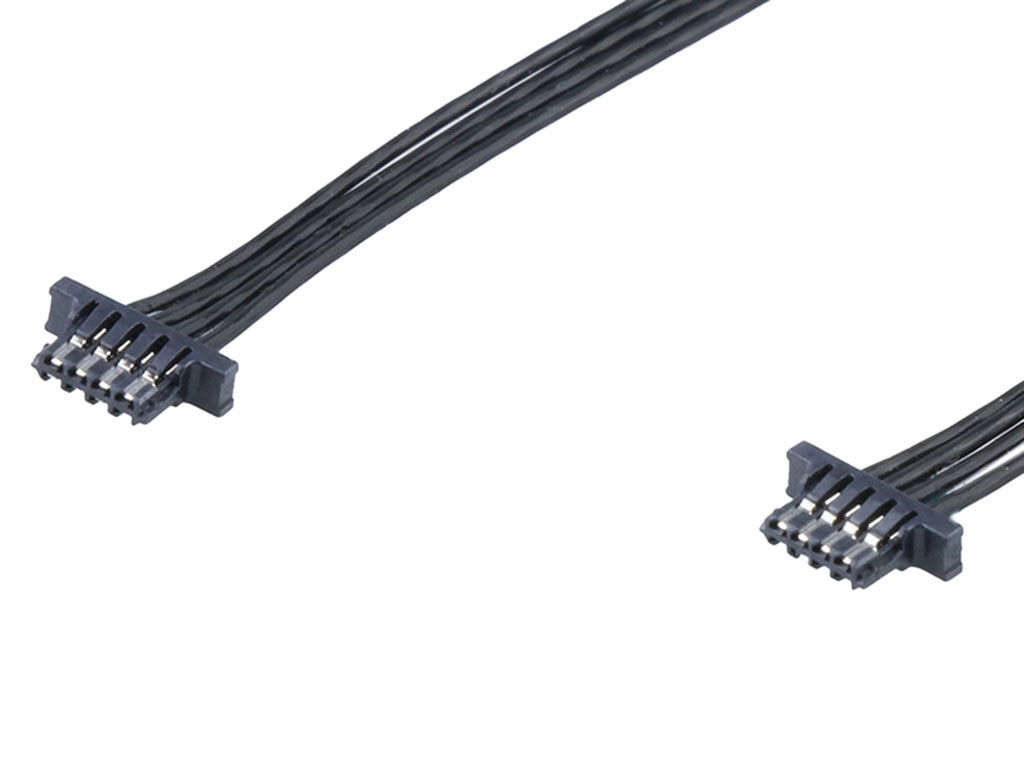 Molex 4 Way Female Crimped Terminal to 4 Way Female Crimped Terminal Wire to Board Cable Assembly, 600mm