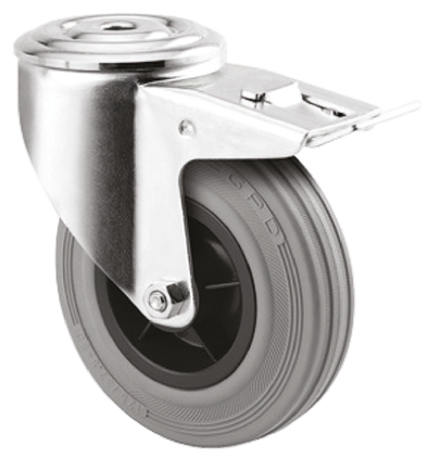 Tente Swivel Castor Wheel, 70kg Capacity, 80mm Wheel