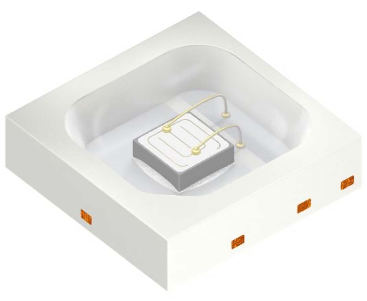 ams OSRAM2.8 V Green LED  SMD, SYNIOS S2222 KT DDLM31.13-6H7J-36-W4A4