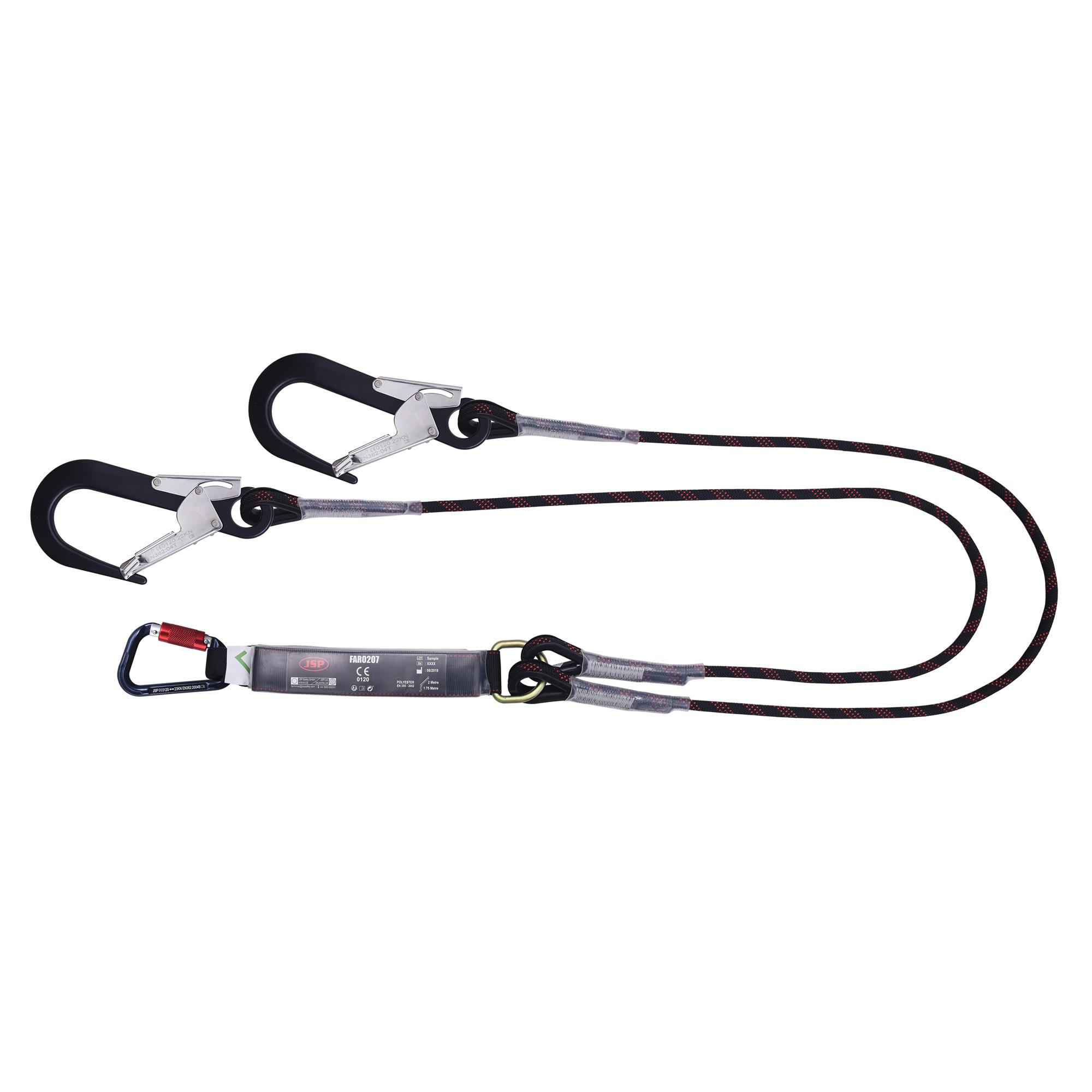 JSP 2m Fall Arrest Fall Arrest Lanyard Screw Karabiner Single