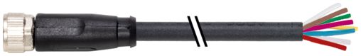 Murrelektronik Limited Female 8 way M8 to Free Cable End Sensor Actuator Cable, 10 m