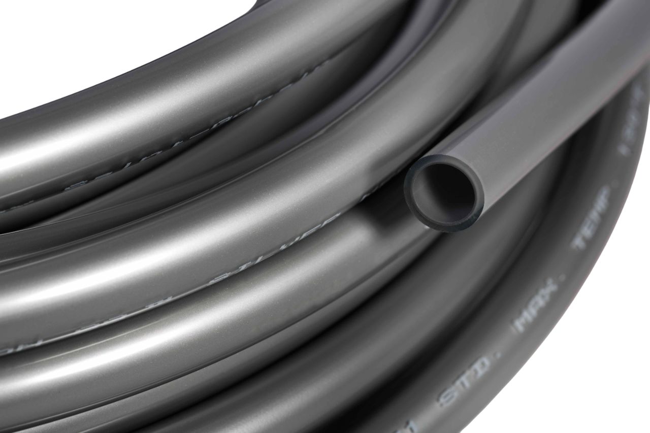 Saint Gobain Versilon Silver TPE, Flexible Tubing, 9.6mm ID, 12.7mm OD, Silver, 15m
