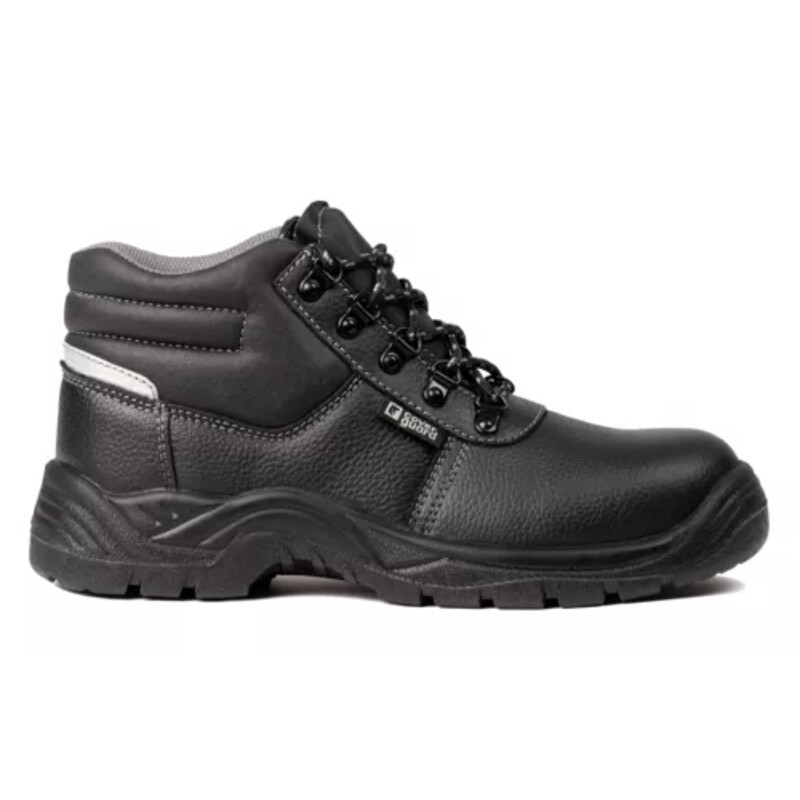Coverguard 9AGH010 Black Steel Toe Capped Unisex Safety Shoe, UK 10.5, EU 45