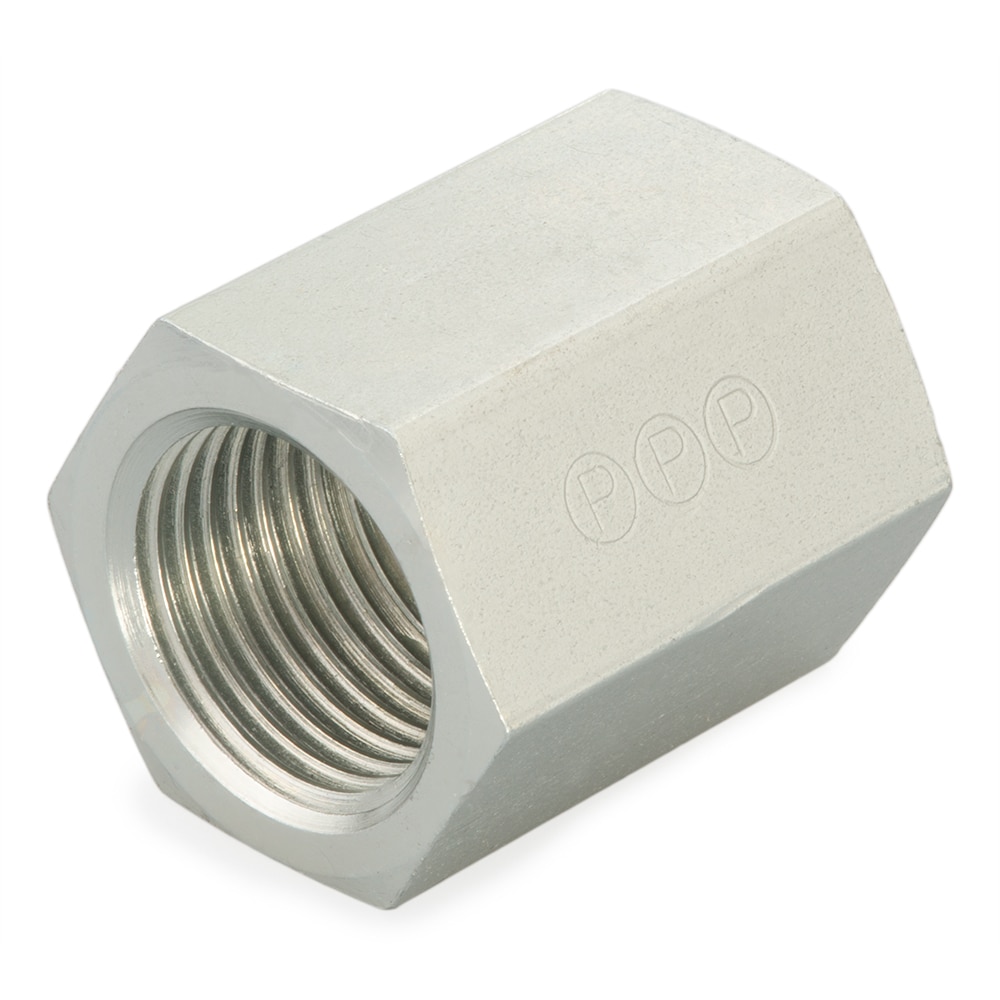 Parker Hydraulic Straight Threaded Adaptor 1/2-14 BSPP Female to BSPP 1/4-19 Female, 1/4GG44MS
