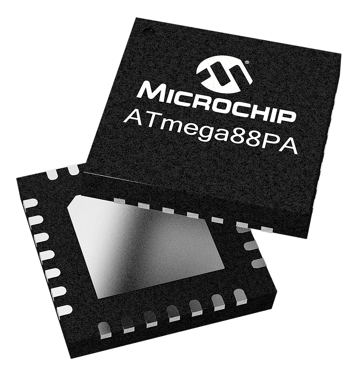 Microchip ATMEGA88V-10MU, 8 bit AVR, ATMEGA88V Microcontroller, 10 MHz, 8kB FLASH, 32-Pin QFN