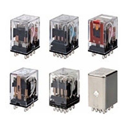 Omron Plug-In Mount Power Relay, 48V dc Coil, 3A Switching Current, 4PDT
