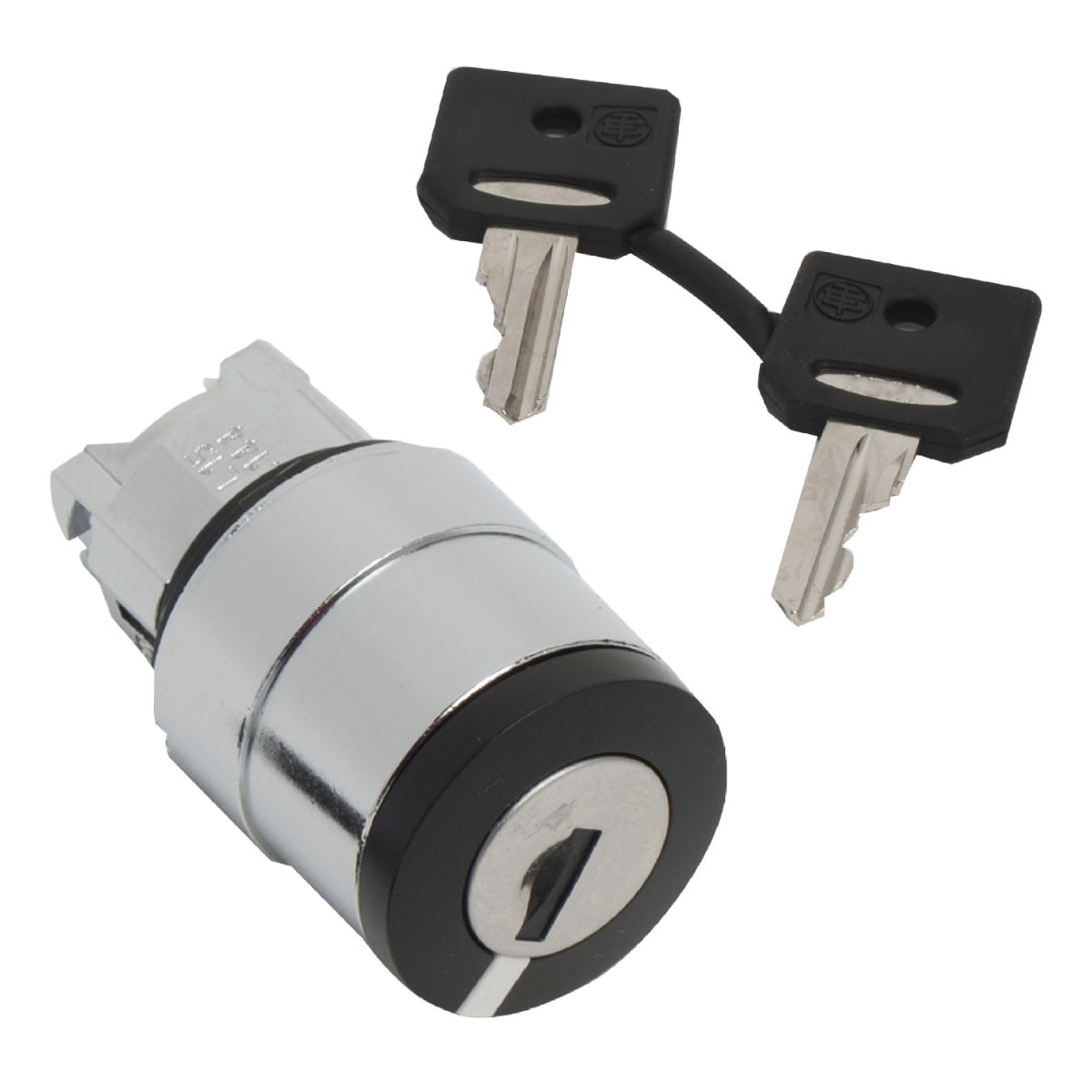 Schneider Electric Harmony XB4 2-position Key Switch Head, Latching, 22mm Cutout