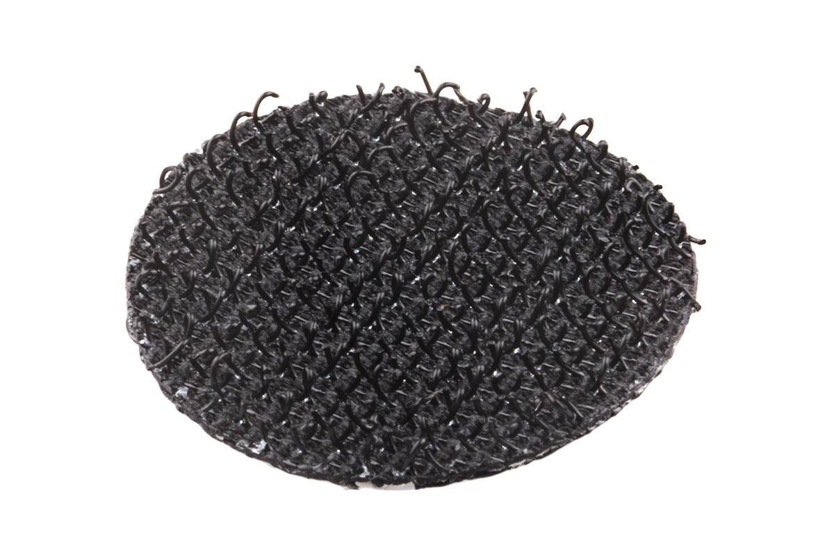 RS PRO Black Hook & Loop Tape, 22mm x 5m