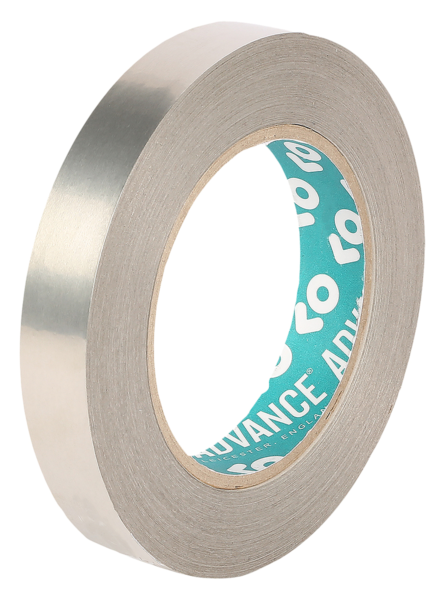 Advance Tapes AT536 Conductive Tin Clad Metallic Tape, 19mm x 33m