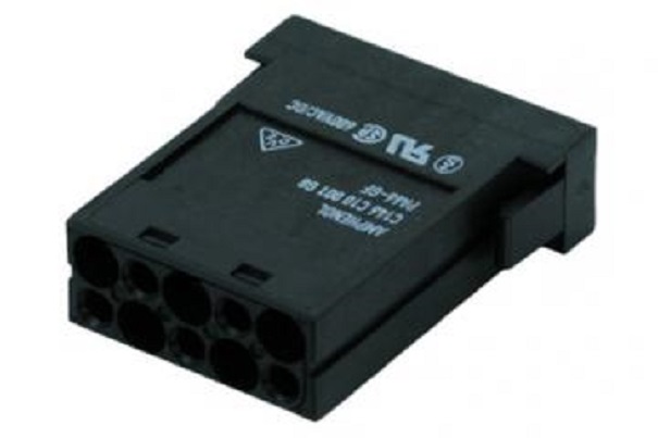 Amphenol Industrial Heavy Duty Power Connector Module, 10A, Female, C146 Series, 10 Contacts