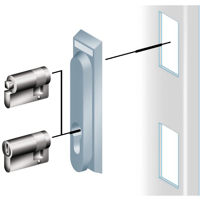 Schneider Electric PanelSeT Series Lock for Use with Thalassa PLM/PLD