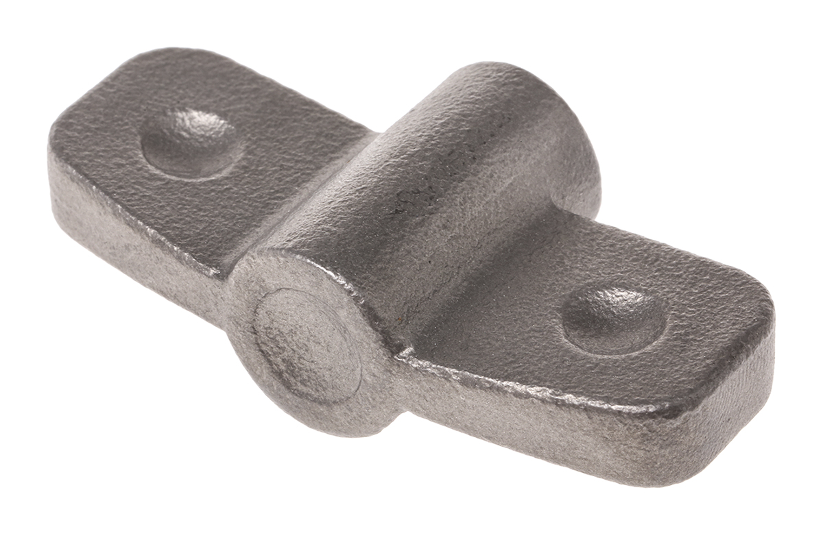 RS PRO Silver Wing Clamping Knob, M8, Threaded Hole