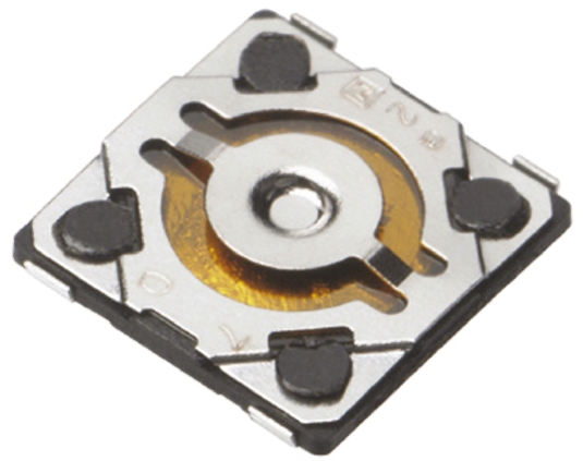 Panasonic Push Plate Tactile Switch, SPST 20 mA 0.58mm