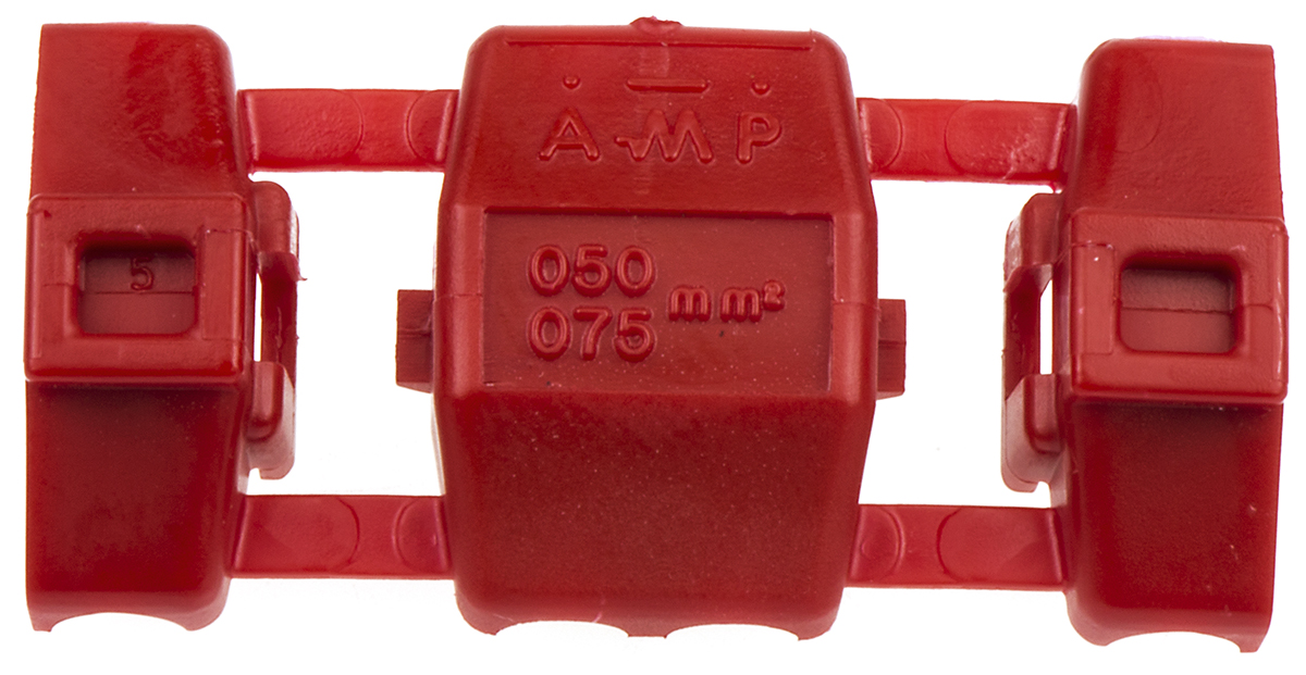 TE Connectivity Tap Splice Connector, Red, Insulated, Tin 20 → 18.5 AWG