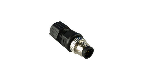 MOXA Connector, 8 Contacts, Cable, M12 Connector, Plug, Male, IP68, M12A Series