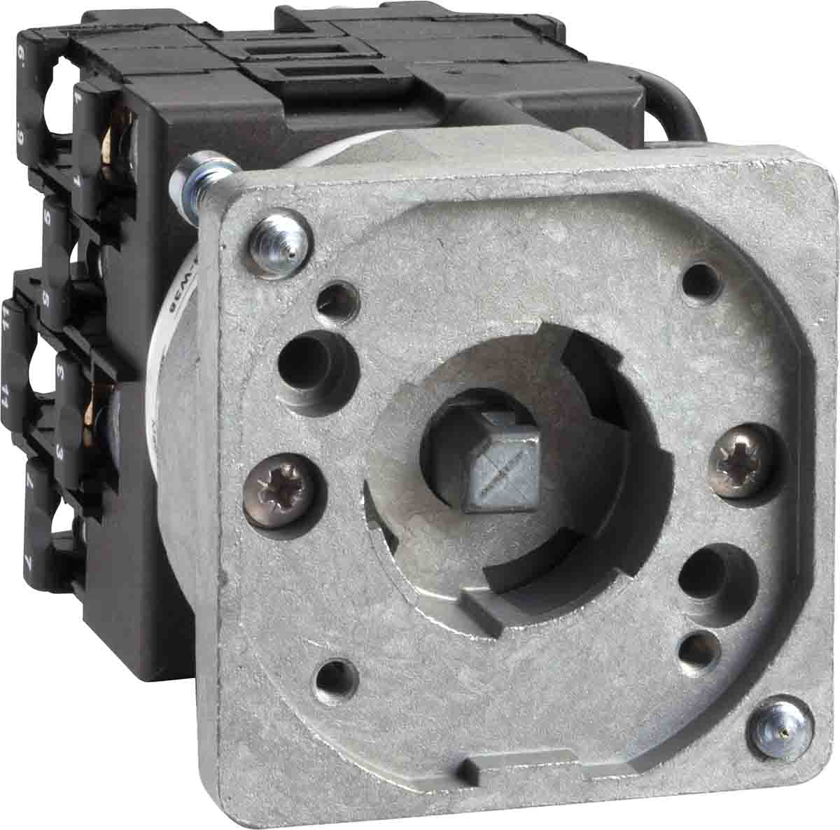 Schneider Electric, 1P 4 Position Multi Step Cam Switch Body, 12A