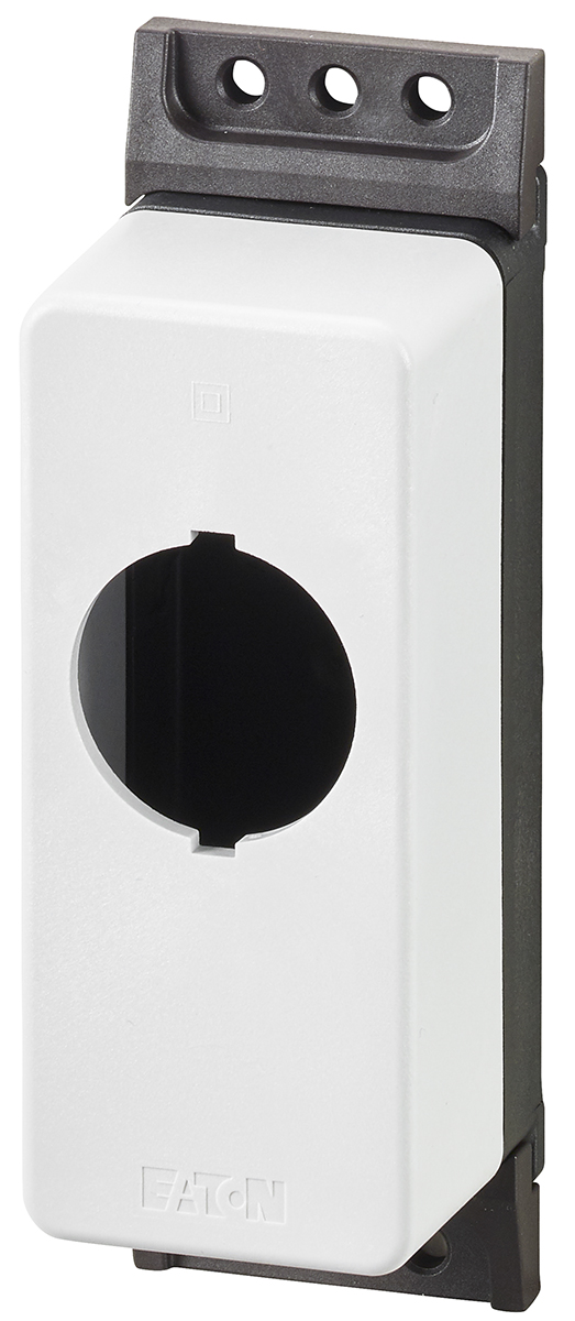 Eaton Yellow M30 Push Button Enclosure - 1 Hole 30mm Diameter