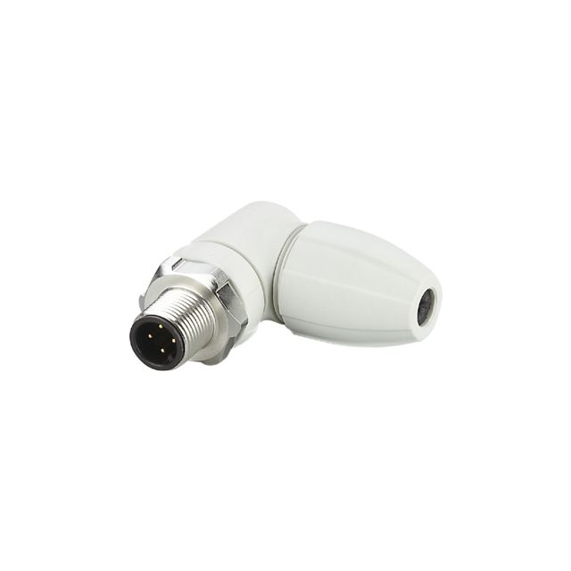 ifm electronic Industrial Circular Connector, 1 Contacts, Screw, M12 Connector, Plug, Male, IP65, IP68, IP69K, E Series