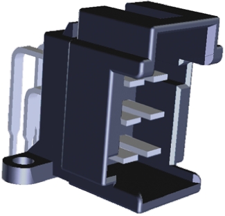 TE Connectivity, Timer Automotive Connector Through Hole 6 Way, Solder Termination 9-966140-5