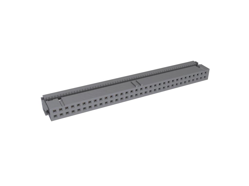 Amphenol Communications Solutions 64-Way IDC Connector Socket, 2-Row