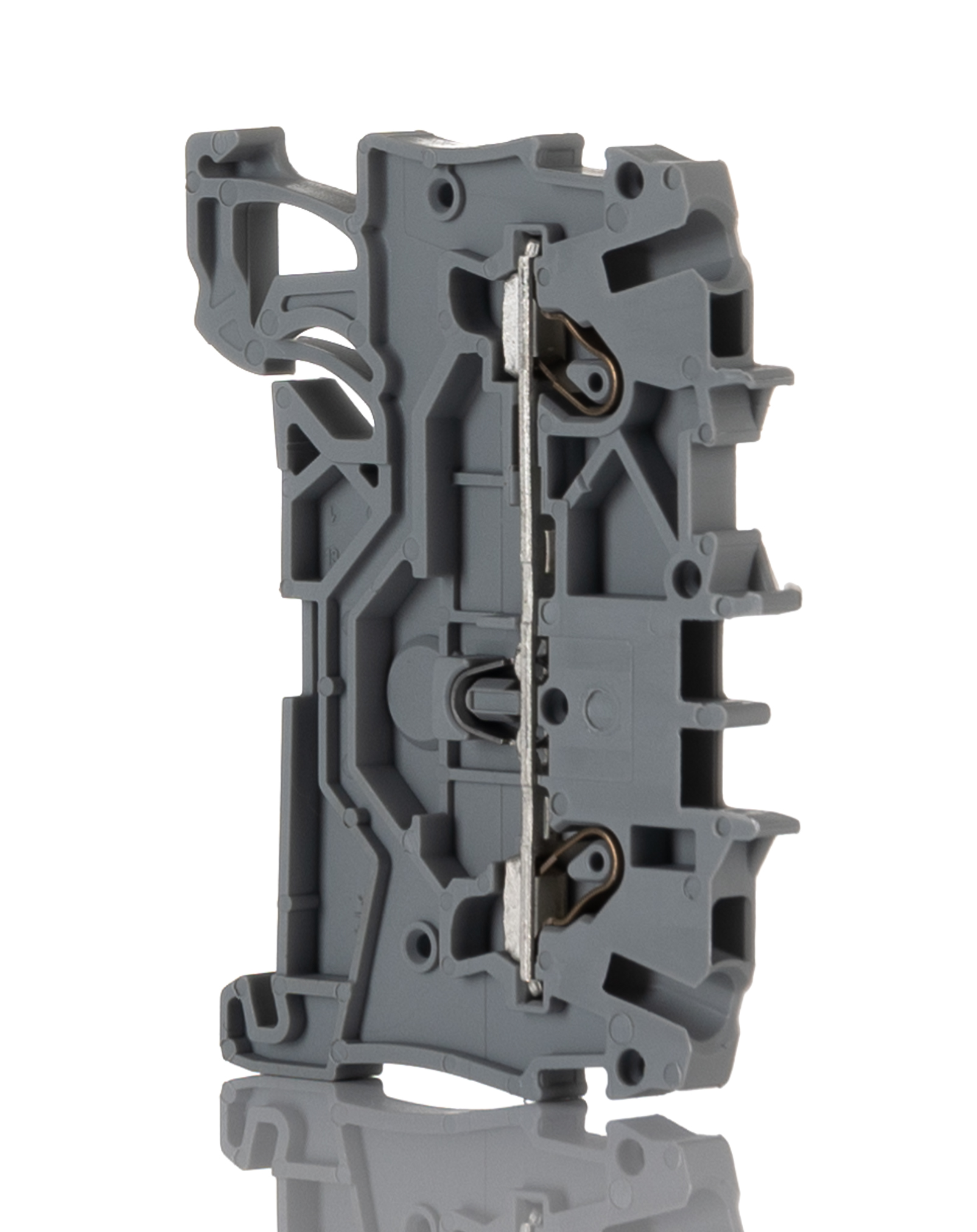 Wago TOPJOB S, 2000 Series Grey Feed Through Terminal Block, 1mm², Single-Level, Push-In Cage Clamp Termination, ATEX,