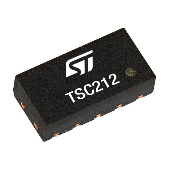 TSC212IQT STMicroelectronics Current Sensing Amplifier 10-Pin QFN-10
