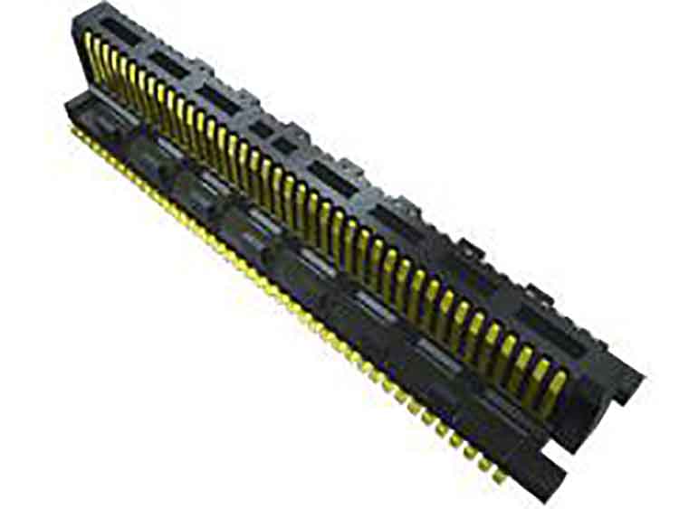 Samtec ST4 Series Straight Surface Mount PCB Socket, 20-Contact, 2-Row, 0.4mm Pitch, Solder Termination