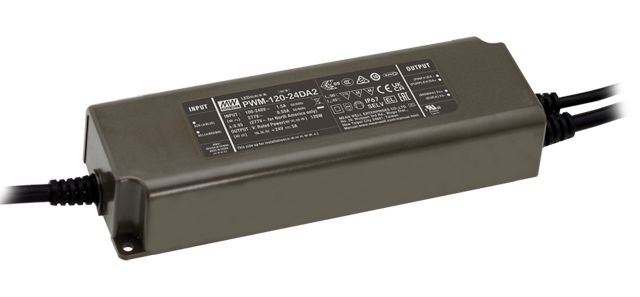 MEAN WELL LED Driver, 24V Output, 120W Output, 5A Output, Constant Voltage