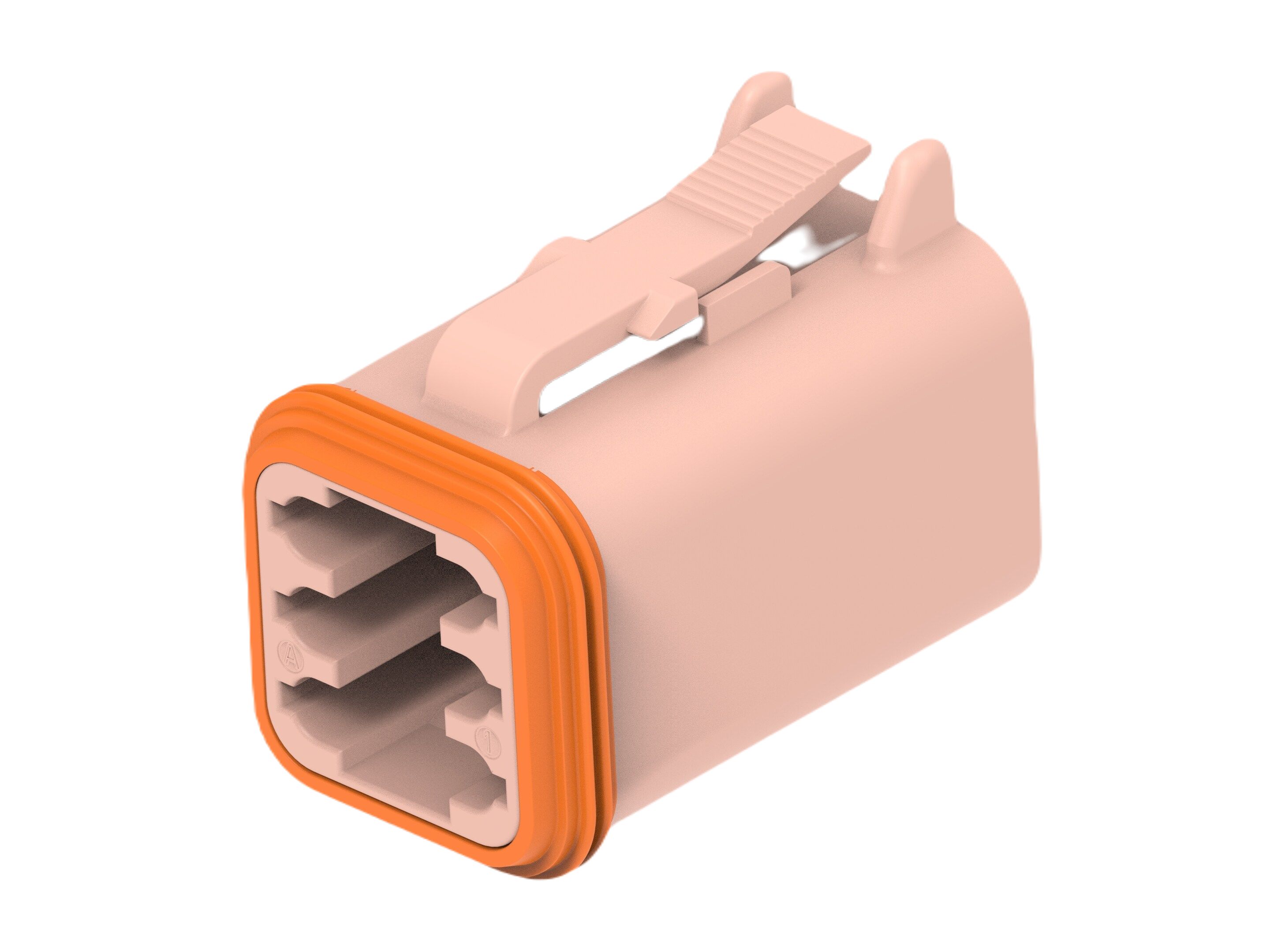 TE Connectivity, DT06-6S Automotive Connector Socket Brown Cable 6 Way, Cable Termination DT06-6S-TN09