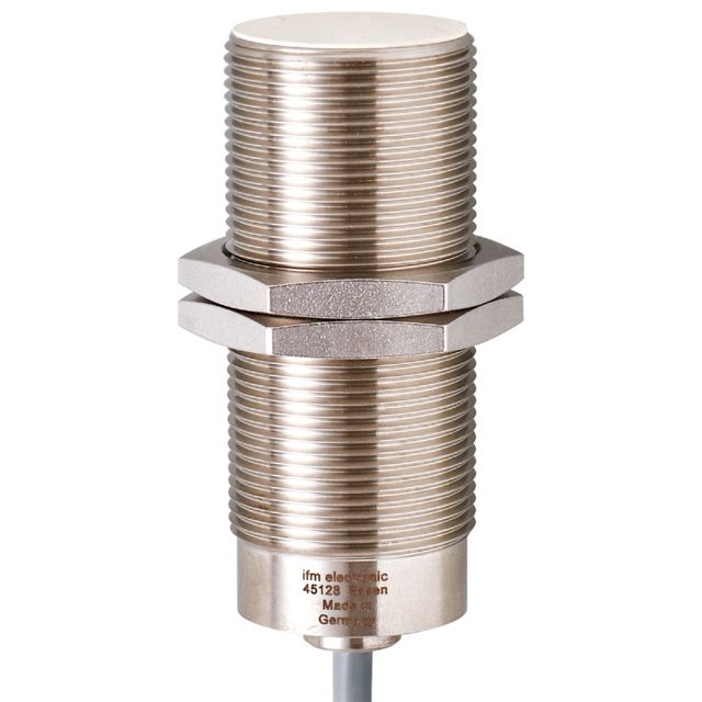 ifm electronic Inductive Threaded Barrel Proximity Sensor, M30, 10 mm Detection, PNP NO, 10 → 35 V dc