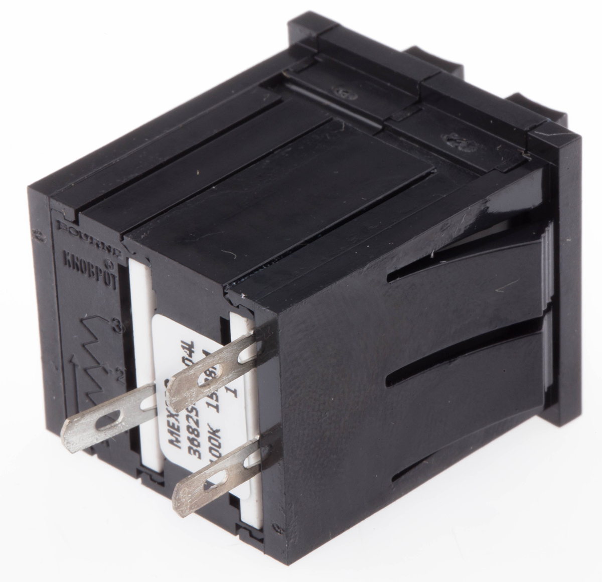 Bourns 3680 100kΩ Digital Display Precision Potentiometer 2-Gang Panel Mount, 3682S-1-104L