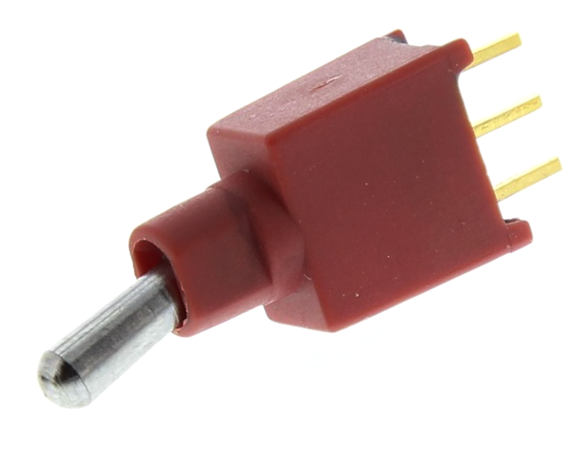 KNITTER-SWITCH Toggle Switch, PCB Mount, On-On, SPDT, Through Hole Terminal, 20V