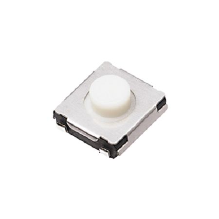 Panasonic White Push Plate Tactile Switch, SPST 20 mA Surface Mount